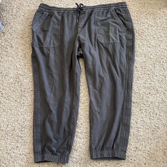 Athleta Farallon Jogger Pants Women’s 26 Gray Pull On Drawstring Pockets - Picture 2 of 9